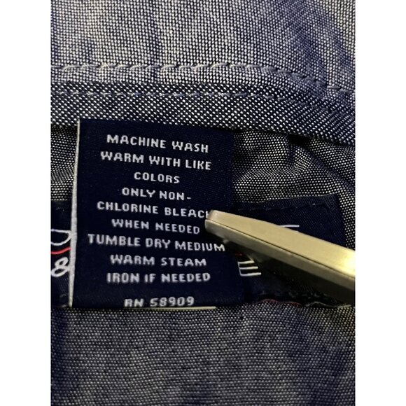 Roundtree Yorke Shorts Mens 48 NEW Blue Classic Fit Stretch Flat Front - Picture 6 of 15